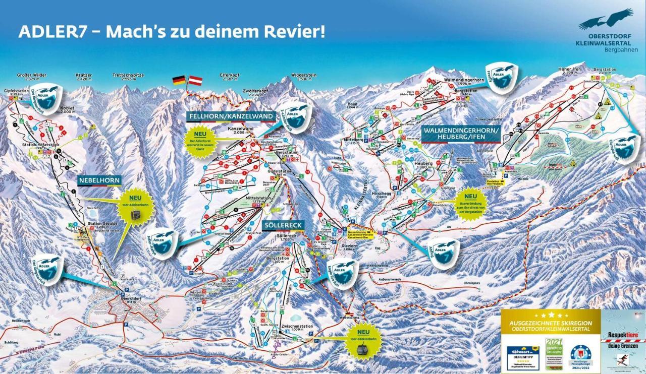 Bergfex Ifenblick Mit Sommer-Bergbahnticket Oberstdorf Eksteriør billede